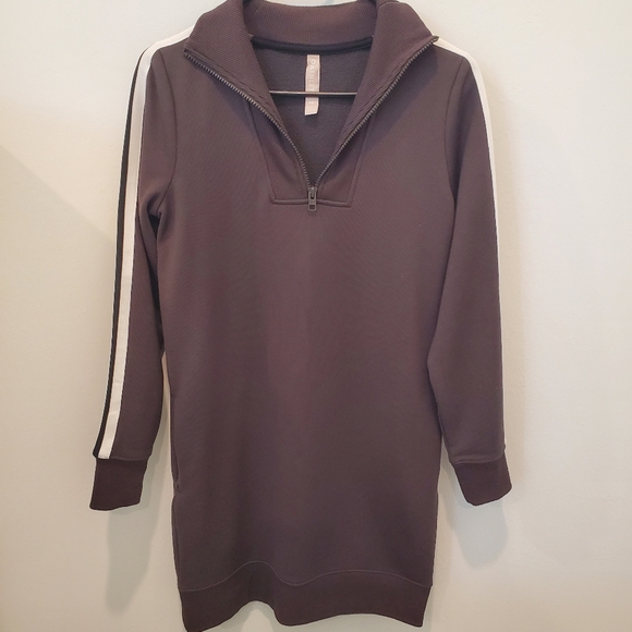 Athleta Circa Track Sweatshirt Dress XS - Picture 3 of 5